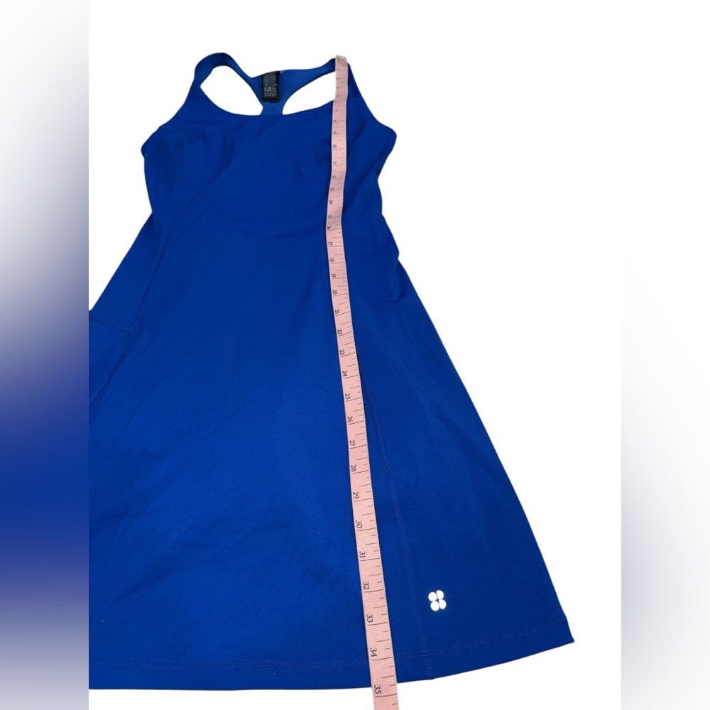 Sweaty Beatty Lightning Blue Racerback Athletic Power Workout Dress Size 4 - Picture 5 of 7
